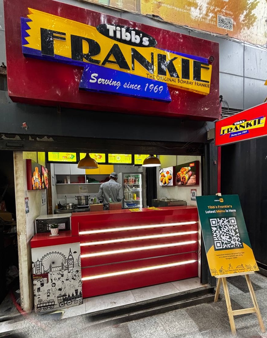 Tibb's frankie menu